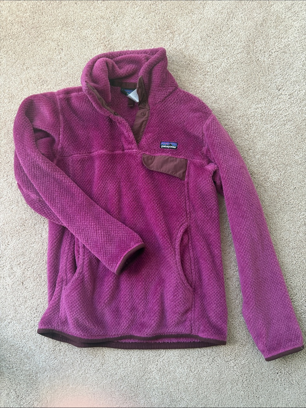 Patagonia Women's Cowl Fleece Pullover - Raspberry